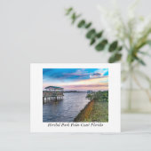 ヘルシェルパークパームコーストフロリダ ポストカード (スタンド正面)