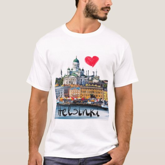 ヘルシンキが大好き Tシャツ (正面)