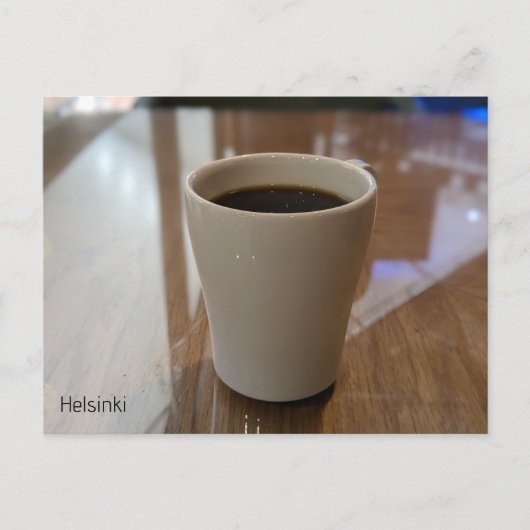 ヘルシンキのコーヒー ポストカード (正面)