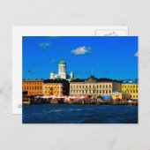 ヘルシンキのスカイライン ポストカード (正面/裏面)