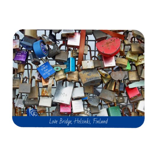 ヘルシンキのラブロック マグネット (横)