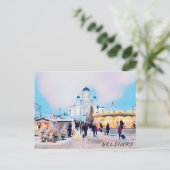 ヘルシンキの冬 ポストカード (スタンド正面)