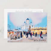 ヘルシンキの冬 ポストカード (正面/裏面)