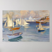 ヘルシンキの港 | アルバート・エーデルフェルト ポスター (正面)