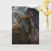 ヘルシンキの狼だった カード (黄色い花)