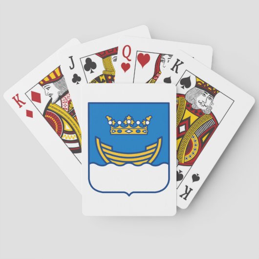 ヘルシンキの紋章(フィンランド) トランプ (裏面)