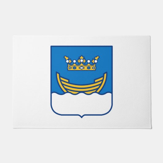 ヘルシンキの紋章（フィンランド） ドアマット (正面)