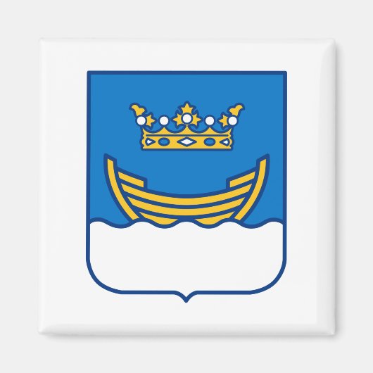 ヘルシンキの紋章(フィンランド) マグネット (正面)