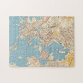 ヘルシンキの1961年のpalapeli |の地図 ジグソーパズル (横)