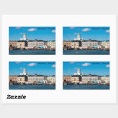 ヘルシンキシティスカイライン 長方形シール (シート)