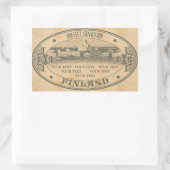 ヘルシンキステッカー 長方形シール (バッグ)