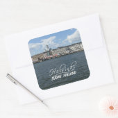 ヘルシンキハーバーステッカー スクエアシール (封筒)