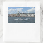 ヘルシンキハーバーステッカー 長方形シール (バッグ)