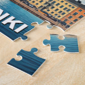 ヘルシンキフィンランドトラベル ジグソーパズル (側面)