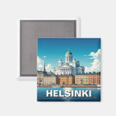 ヘルシンキフィンランドトラベル マグネット (正面/裏面)