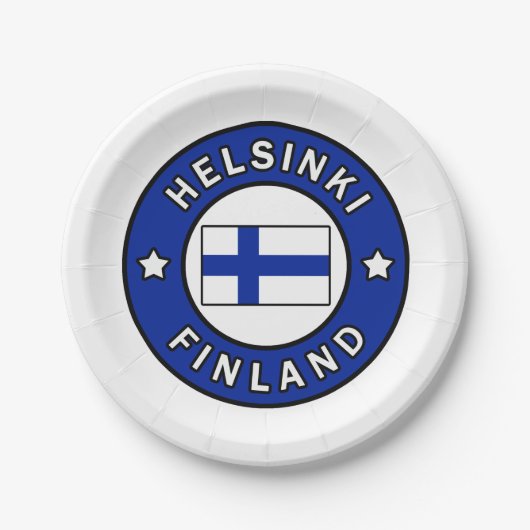 ヘルシンキフィンランド ペーパープレート (正面)