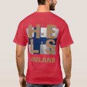 ヘルシンキフィンランド Tシャツ (裏面)
