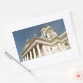 ヘルシンキフィンランドTuomiokirkko – ルテラン大聖堂 長方形シール (封筒)