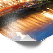 ヘルシンキマーケットスクエアボート夕べ フォトプリント            (角)