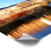 ヘルシンキマーケットスクエアボート夕べ ポスター (角)