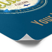 ヘルシンキムースキャピタルオブフィンランドヴィンテージ土産 ポスター (角)