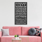 ヘルシンキメトロカスタムスクロールキャンバス キャンバスプリント (インサイチュ (リビング))