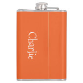 ヘルシンキメトロステーションズ名前をカスタムするフラスコ フラスク (裏面)