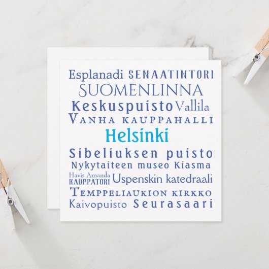 ヘルシンキランドマークス (正面/裏面インサイチュ)