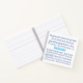 ヘルシンキランドマークス ノートブック (内部)