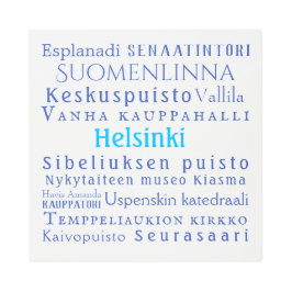 ヘルシンキランドマークス メタルプリント