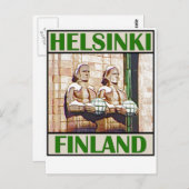 ヘルシンキ中央鉄道駅 ポストカード (正面/裏面)