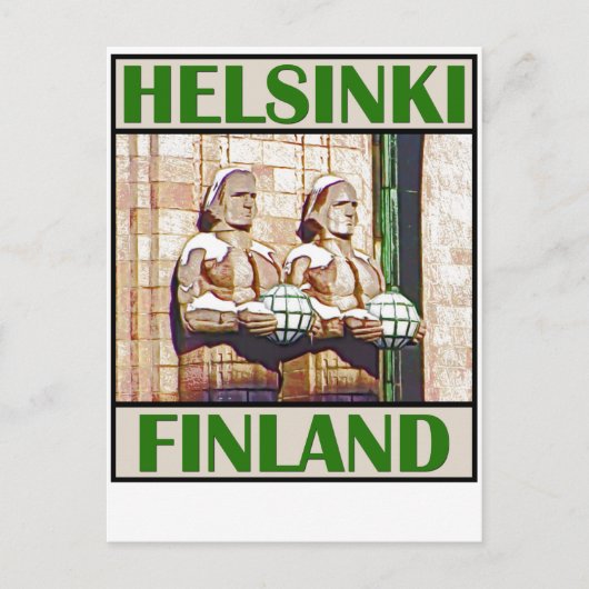ヘルシンキ中央鉄道駅 ポストカード (正面)