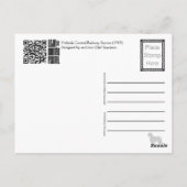 ヘルシンキ中央駅 ポストカード (裏面)