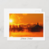 ヘルシンキ冬の日の出おみやげはがき ポストカード (正面/裏面)