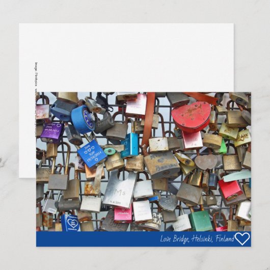 ヘルシンキ愛ロックカード (正面/裏面)