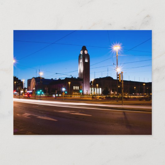 ヘルシンキ鉄道駅 ポストカード (正面)