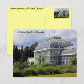 ヘルシンキ・ウィンターガーデン ポストカード (正面/裏面)