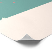 ヘルシンキ – フィンランドチョークシティの地図 ポスター (角)