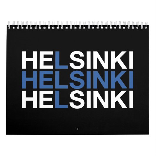 ヘルシンキ・フィンランド国旗 カレンダー (カバー)