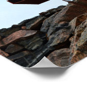 ヘルシンキ，フィンランド，ロックチャーチクロス ポスター (角)