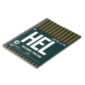 ヘルシンキ – 旅行誌 ノートブック (左側)