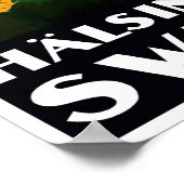 ヘルシンボルグスウェーデンヴィンテージ旅行ポスター ポスター (角)