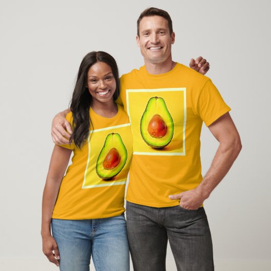 ヘルシーなアボカドのデザインの美しさ Tシャツ (ユニセックス)