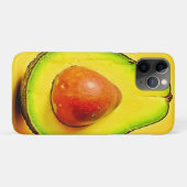 ヘルシーなアボカドデザインの美しさ Case-Mate iPhoneケース (裏面(横))