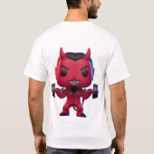 ヘルシーな習慣 Tシャツ (裏面)
