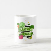 ヘルシーな野菜 コーヒーマグカップ (中央)
