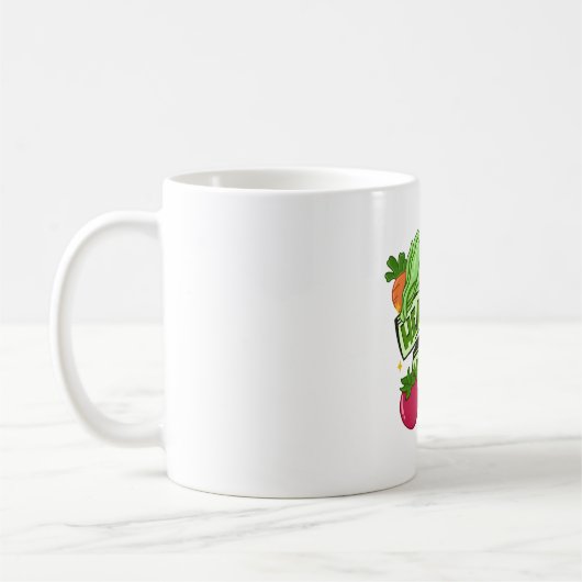 ヘルシーな野菜 コーヒーマグカップ (左)