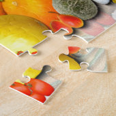 ヘルシーカラフルな野菜と果物 ジグソーパズル (側面)