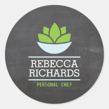 ヘルシーサラダ野菜ケータリングロゴシャルボード