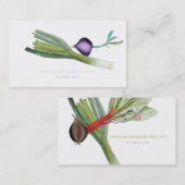 ヘルシーサラダ野菜 名刺 (正面/裏面)